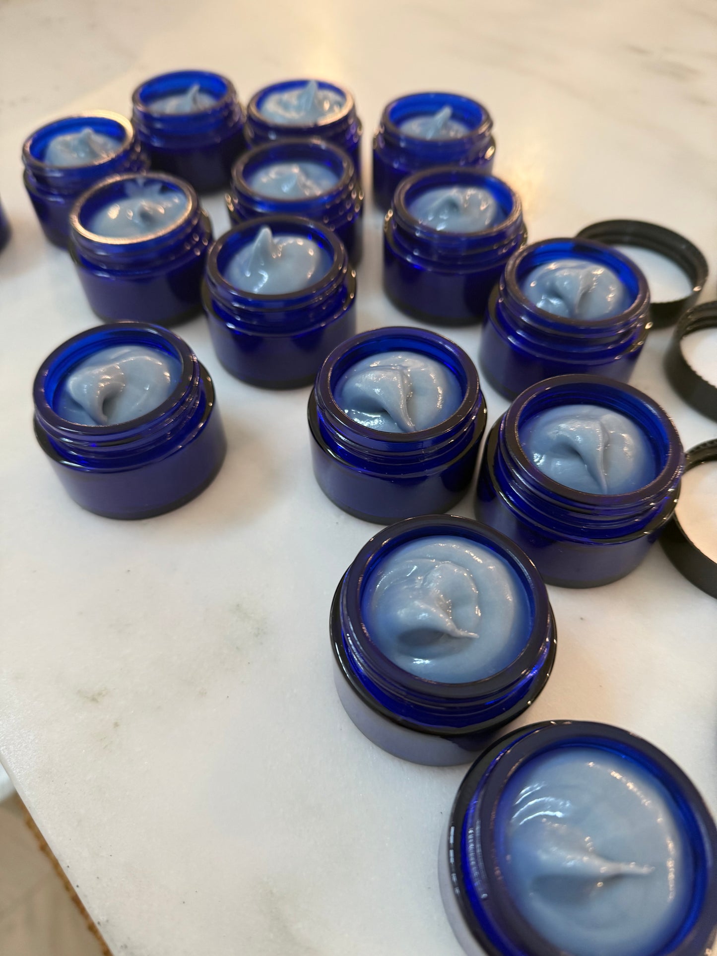 LuxeGlow Blue Facial Moisturizer ~ 1 oz.