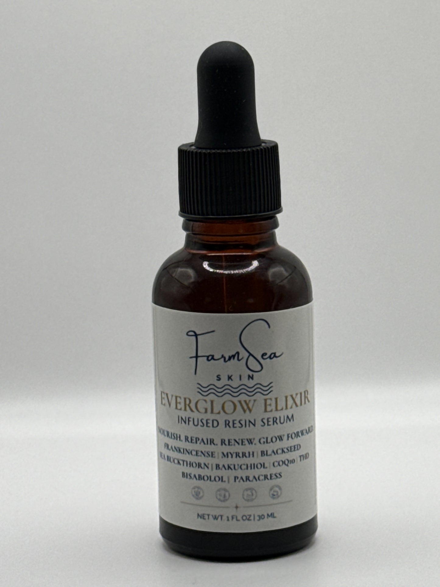 EverGlow Elixir ~ Frankincense and Myrrh Infused Facial Elixir ~ 1 oz.