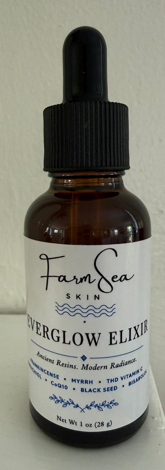 EverGlow Elixir ~ Frankincense and Myrrh Infused Facial Serum ~ 1 oz.