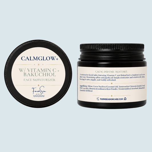 CalmGlow+ with Vitamin C & Bakuchiol - Face Moisturizer ~ 1 oz.